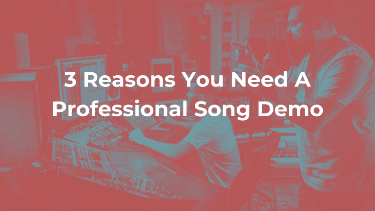 3 Reasons You Need A Pro song demo - SongShop Song Demo Banner - SongShop Online Song Pitching & Licensing